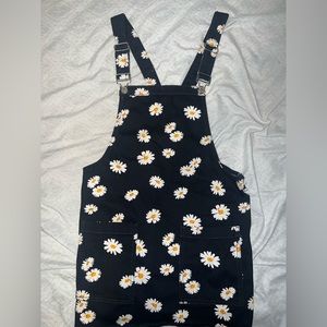 Forever 21 Sunflower Overall Dress